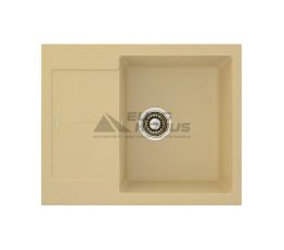 FABIANO Кухонная мойка Quadro 62x50 Cream (8221.301.0467)
